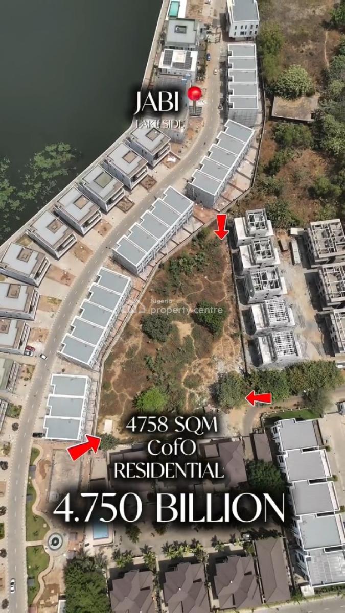 4758sqm Residential(cofo) Flat Land in Jabi, Jabi, Jabi, Abuja, Residential Land for Sale