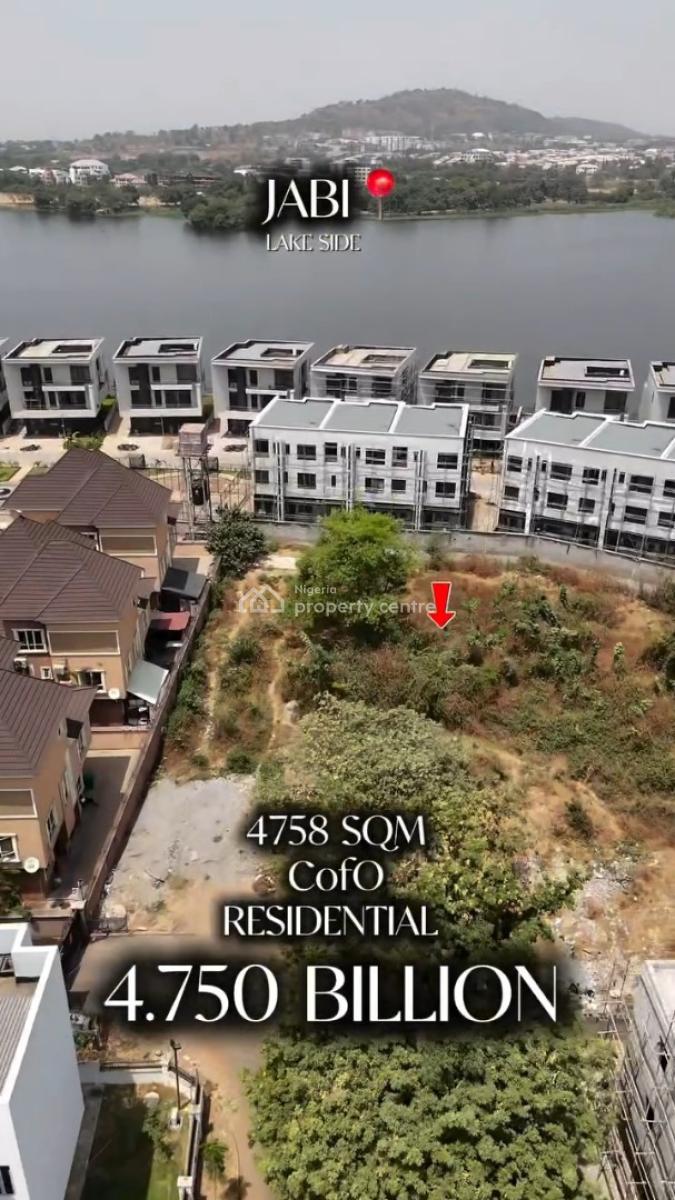 4758sqm Residential(cofo) Flat Land in Jabi, Jabi, Jabi, Abuja, Residential Land for Sale
