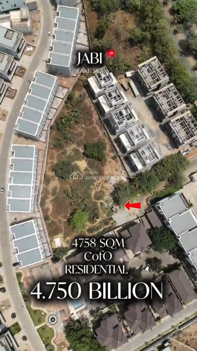 4758sqm Residential(cofo) Flat Land in Jabi, Jabi, Jabi, Abuja, Residential Land for Sale