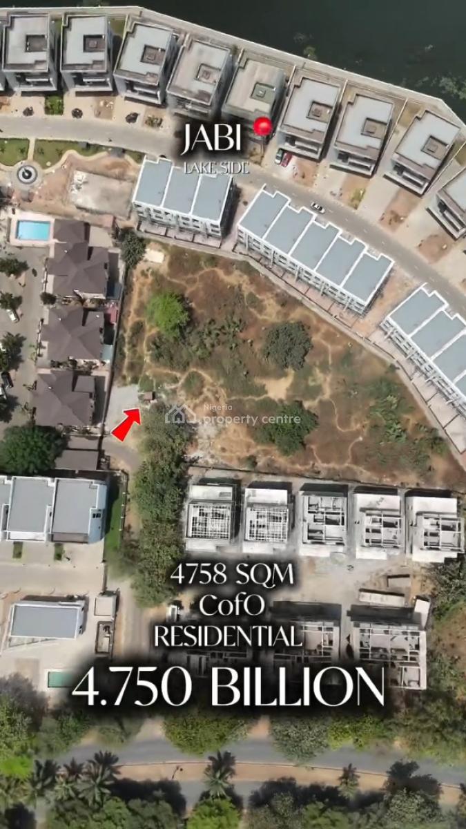 4758sqm Residential(cofo) Flat Land in Jabi, Jabi, Jabi, Abuja, Residential Land for Sale