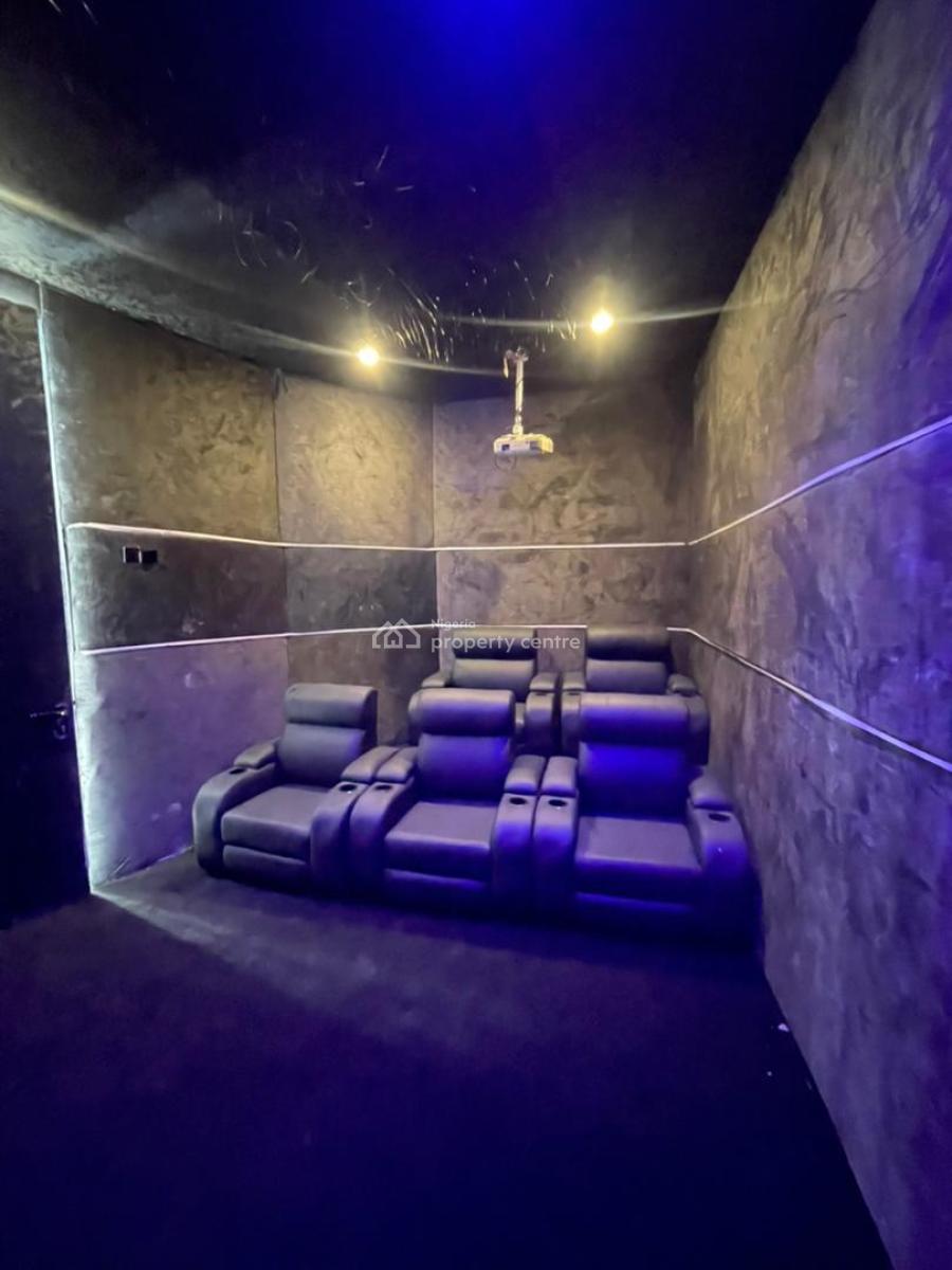 Massive 5bedroom Duplex with a Bq and a Pool, Has a Pool,bq Gym,cinema with All Rooms Ensuit and Located in Chevron, Lekki, Lagos, Detached Duplex for Sale