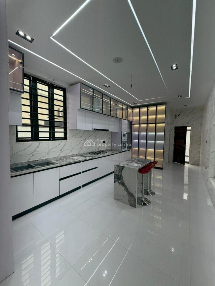 Lovely 5bedroom Bedroom Duplex with a Bq, Pool Located in a Serene Env, Located Within One of The Most Prestigious Estate in Lagos Chevron, Lekki, Lagos, Detached Duplex for Sale