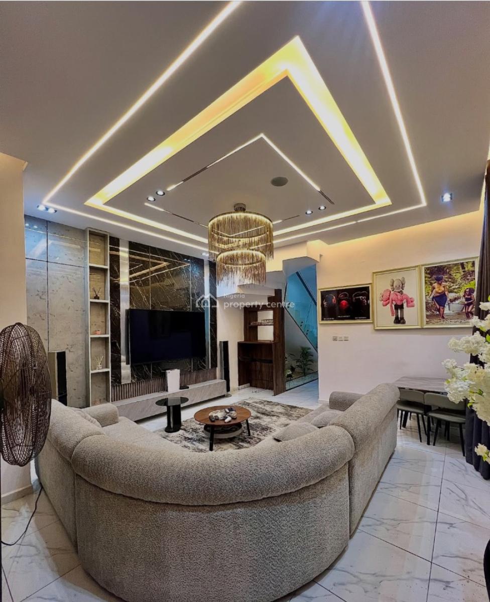 Fully Furnished 4 Bedroom Semi Detached Duplex with Bq, Secure Estate at Orchid Lekki, Lekki, Lagos, Semi-detached Duplex for Sale