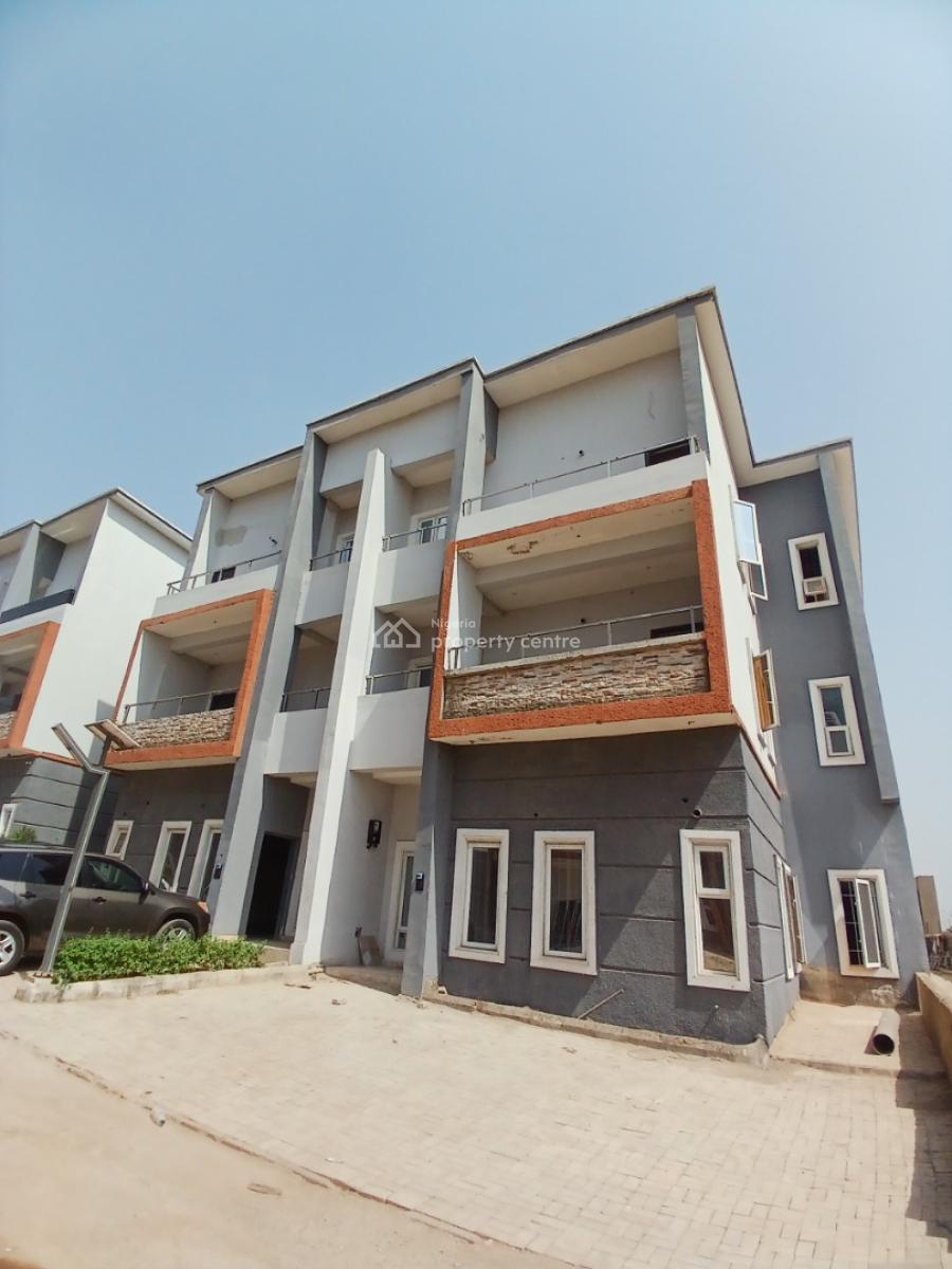 Brand New 4 Bedroom Terrace Duplex with 1room Bq, Kukwaba District, Abuja Beside Prime Estate, Kukwaba, Abuja, Terraced Duplex for Sale