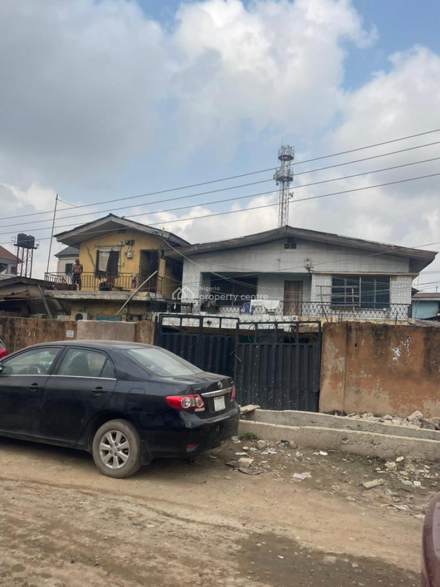 Dilapidated Storey Building on a Full Plot, Suitable for Demolition an, : Off Ashimowu Bakare Via Onibuore, Off Nnobi Road, Not Far From Kilo, Kilo, Surulere, Lagos, Block of Flats for Sale