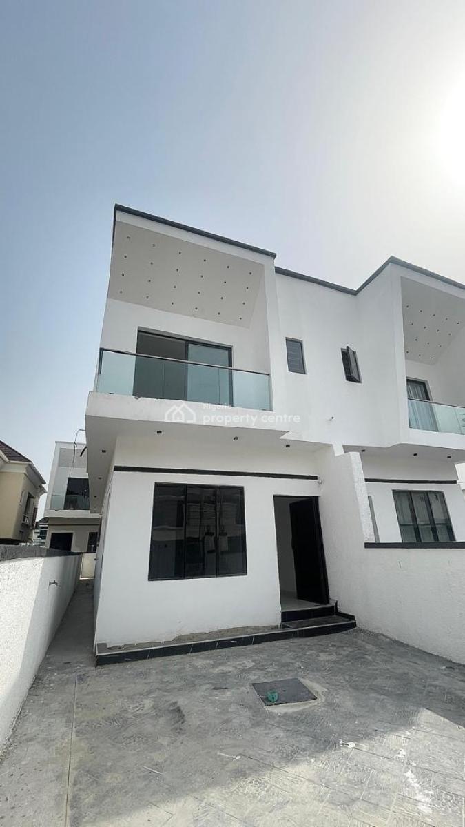 4 Bedrooms Semi Detached Duplex with Bq, Chevron, Lekki, Lagos, Semi-detached Duplex for Sale