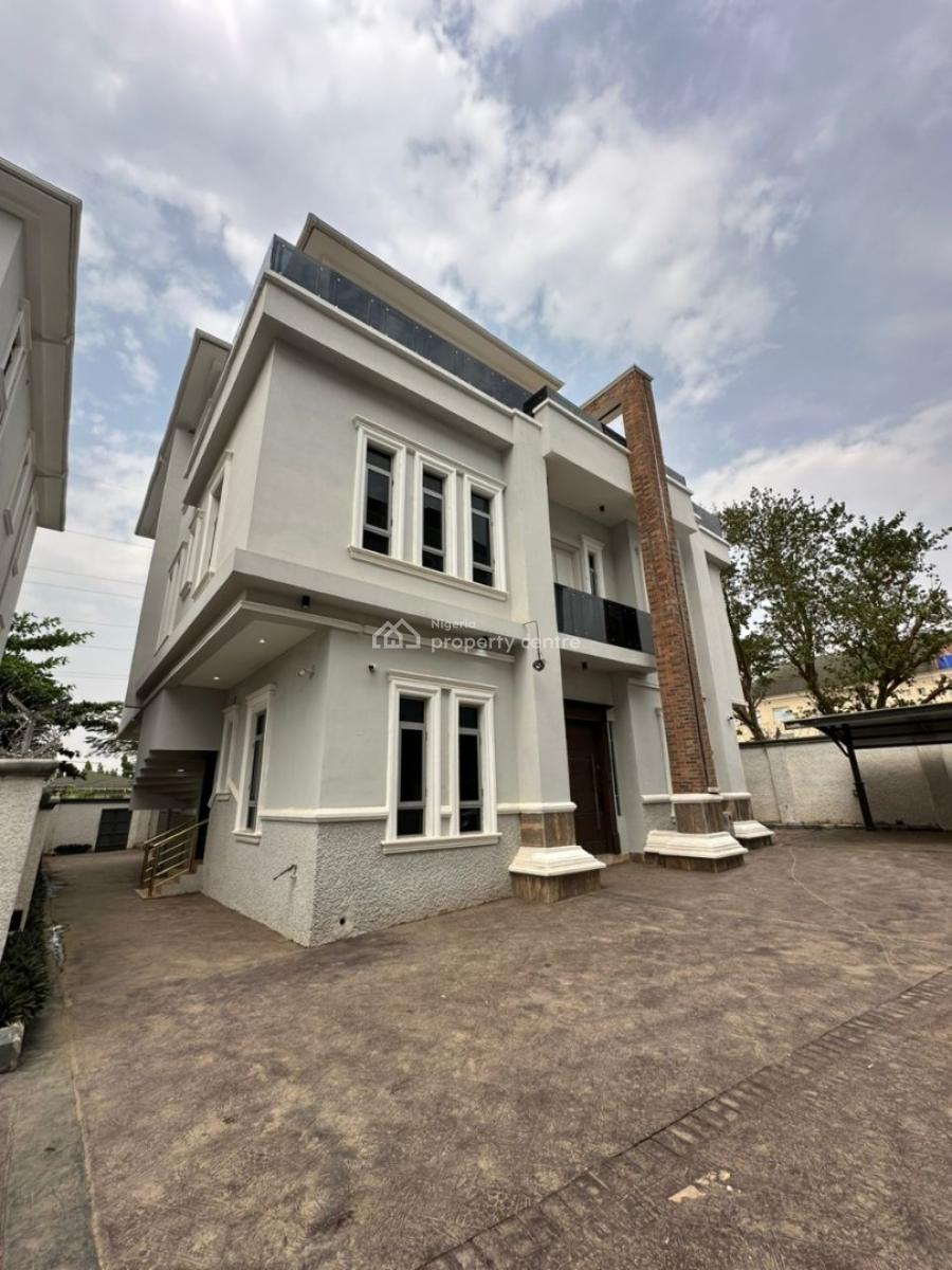 New 4 Units 6 Bedrooms Detached Duplex, Family Lounge, Gate House N Bq, (tarred Roads), Asokoro District, Abuja, Detached Duplex for Sale