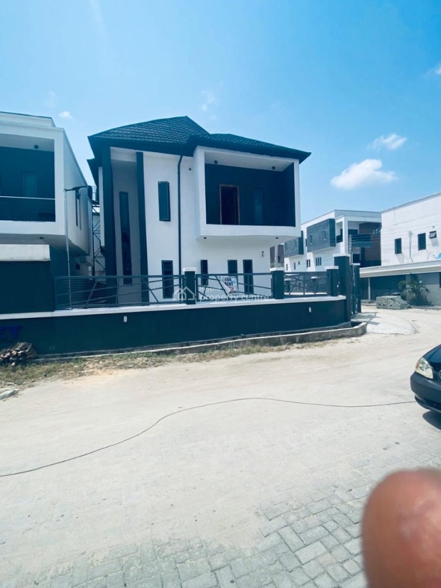 Bran New 5 Bedrooms Fully Detached Duplex with Bq, Metro Home Estate, Sangotedo, Ajah, Lagos, Detached Duplex for Rent
