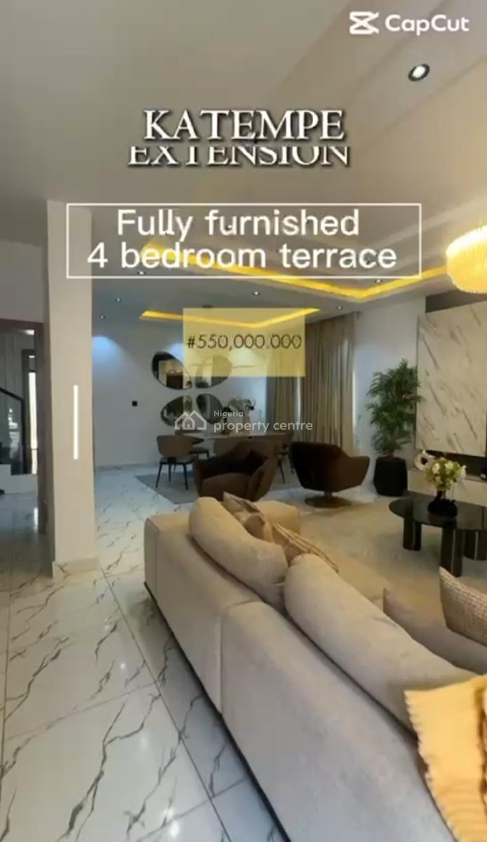 Fully Furnished 4 Bedrooms Terrace Duplex with Bq, Katampe Extension, Katampe Extension, Katampe, Abuja, Terraced Duplex for Sale