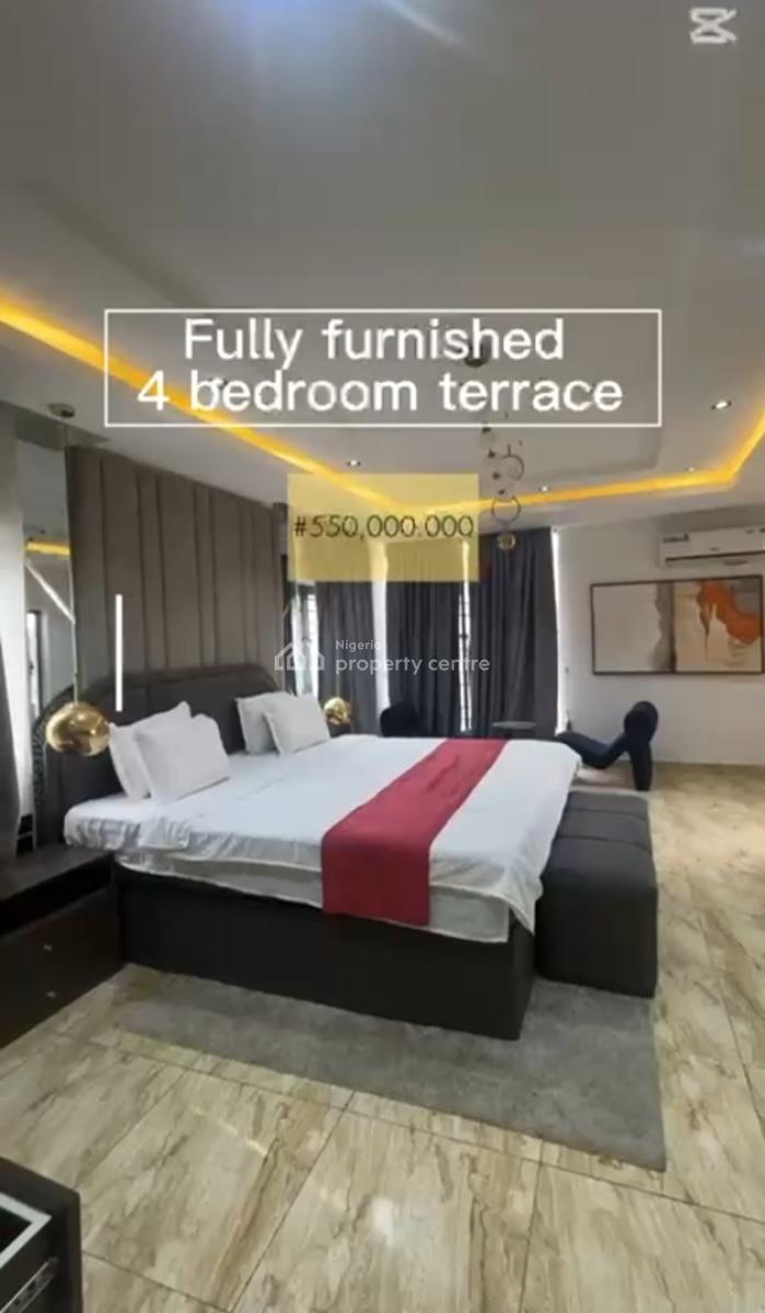 Fully Furnished 4 Bedrooms Terrace Duplex with Bq, Katampe Extension, Katampe Extension, Katampe, Abuja, Terraced Duplex for Sale