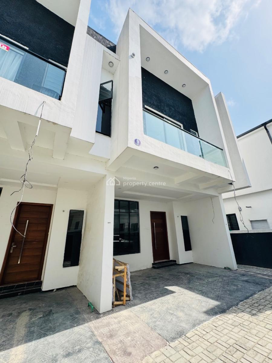 Spacious 4-bedroom Terrace with Bq, Ikota, Lekki, Lagos, Terraced Duplex for Sale