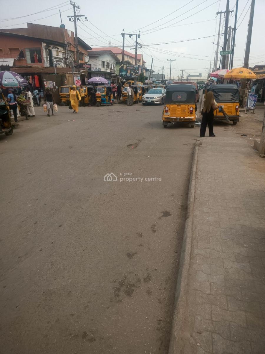 Lovely Half Plot of Land (300sqm)  for All Commercial Use, @ Ogba Central Area By Ijaiye Rd, Ogba Bus S/stop, Ikeja, Ogba, Ikeja, Lagos, Commercial Land for Sale