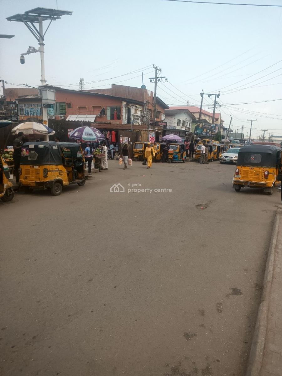 Lovely Half Plot of Land (300sqm)  for All Commercial Use, @ Ogba Central Area By Ijaiye Rd, Ogba Bus S/stop, Ikeja, Ogba, Ikeja, Lagos, Commercial Land for Sale