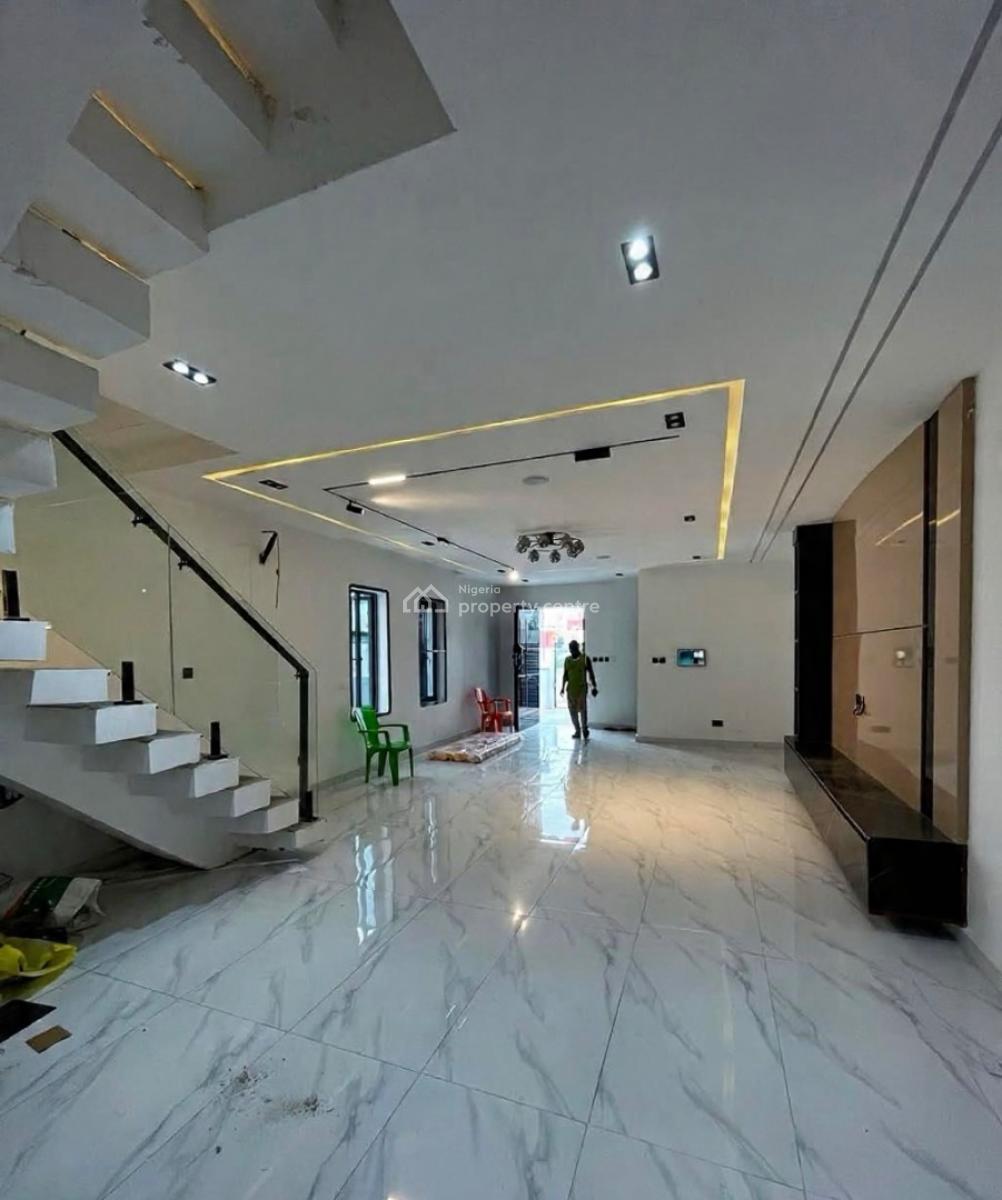 Lovely 4 Bedroom Semi Detached Duplex with Bq, Chevron, Lekki, Lagos, Semi-detached Duplex for Sale