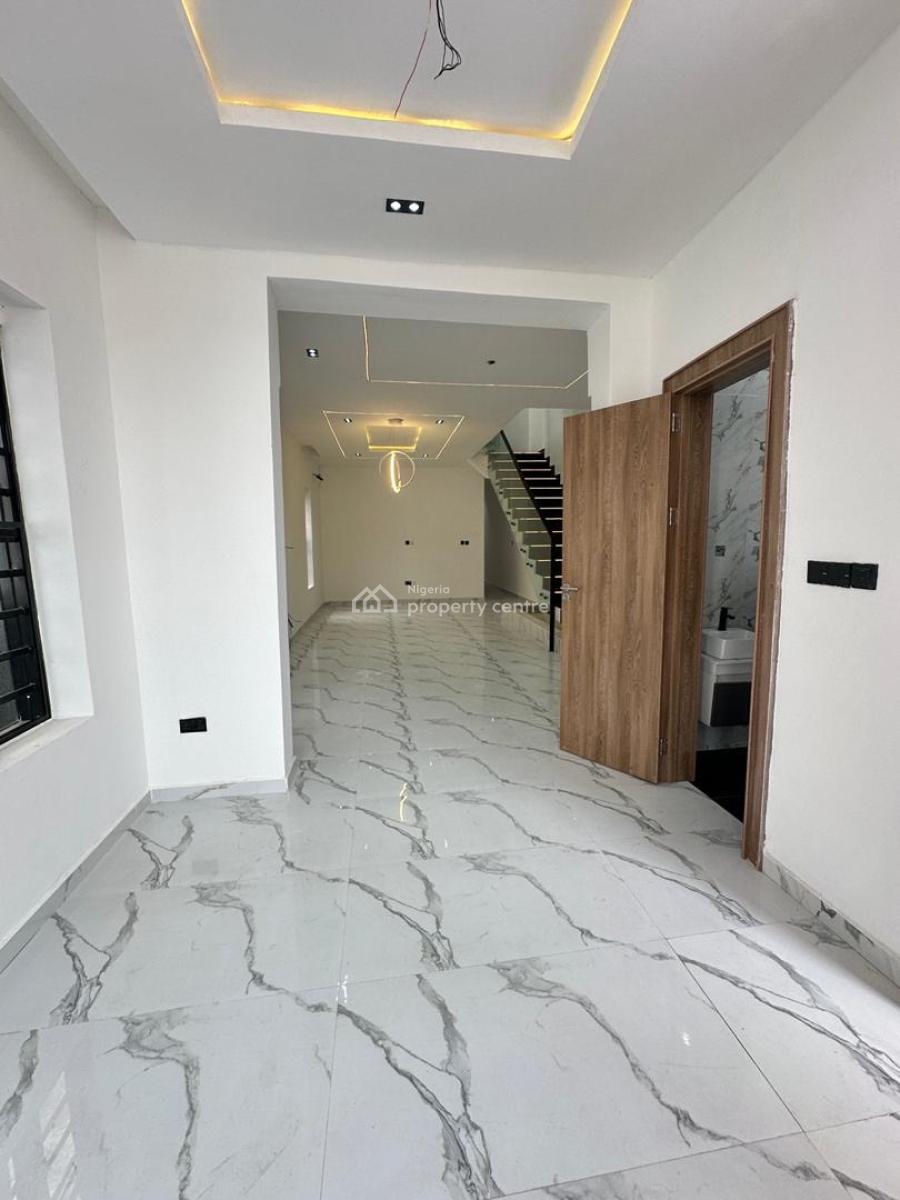 Exquisite Luxury Spacious 4 Bedroom Semi-detached Duplex with Bq, Massive 4 Bedroom , in a Flood Feee Area , Idado Lekki, Idado, Lekki, Lagos, Semi-detached Duplex for Sale