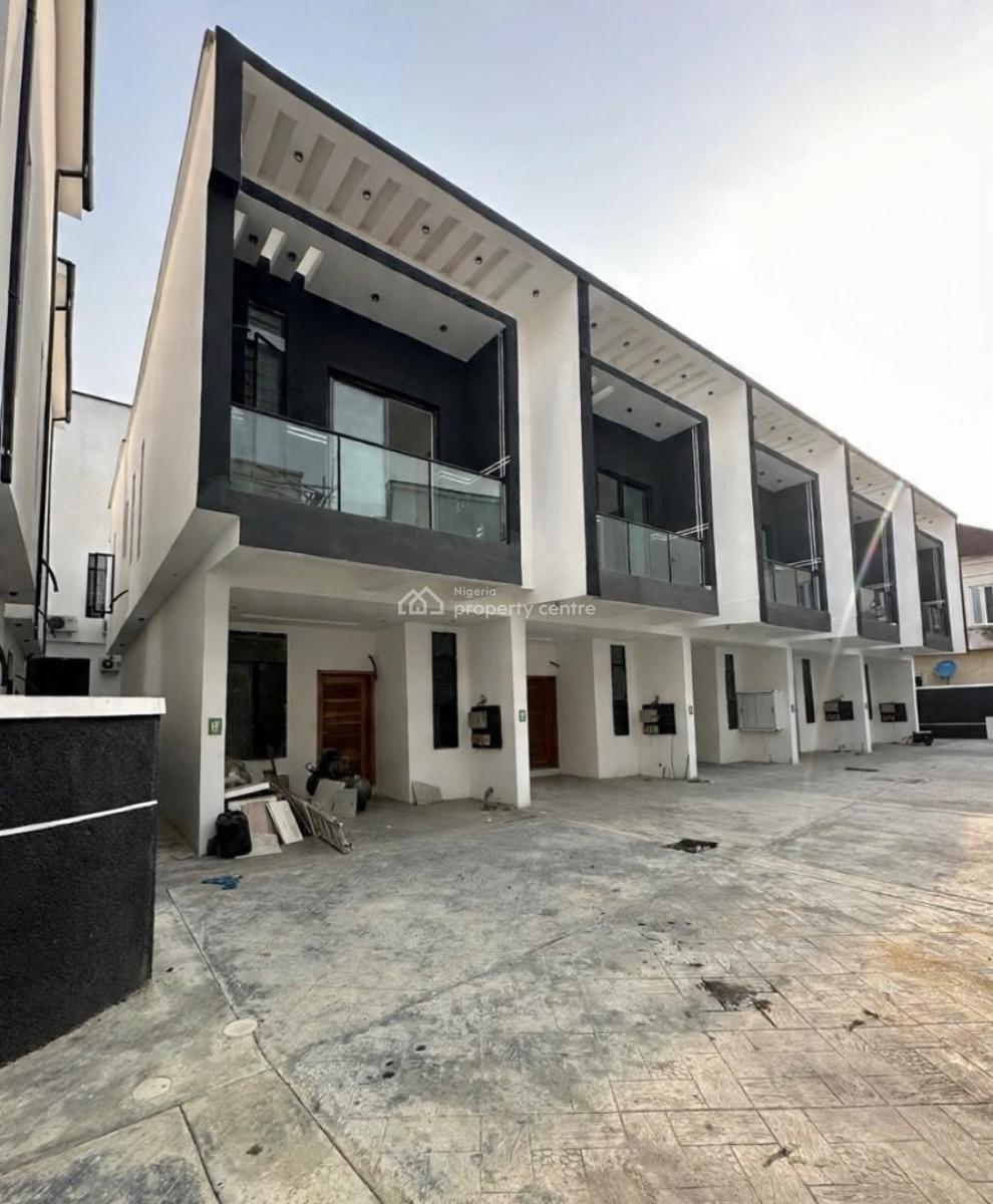 Well Designed 4 Bedroom Terrace Duplex with Bq, Chevron, Lekki, Lagos, Terraced Duplex for Sale