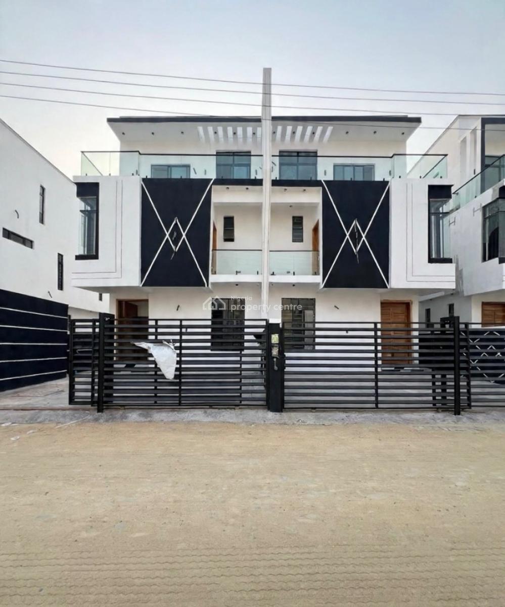 Luxury 4 Bedroom Semi Detached Duplex with Bq, Chevron, Lekki, Lagos, Semi-detached Duplex for Sale