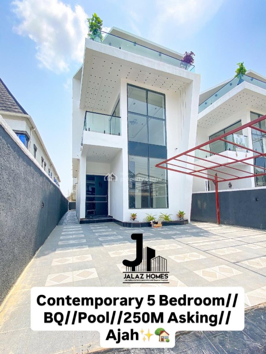Brand New 5 Bedroom Detached Home, Ajah, Lagos, House for Sale