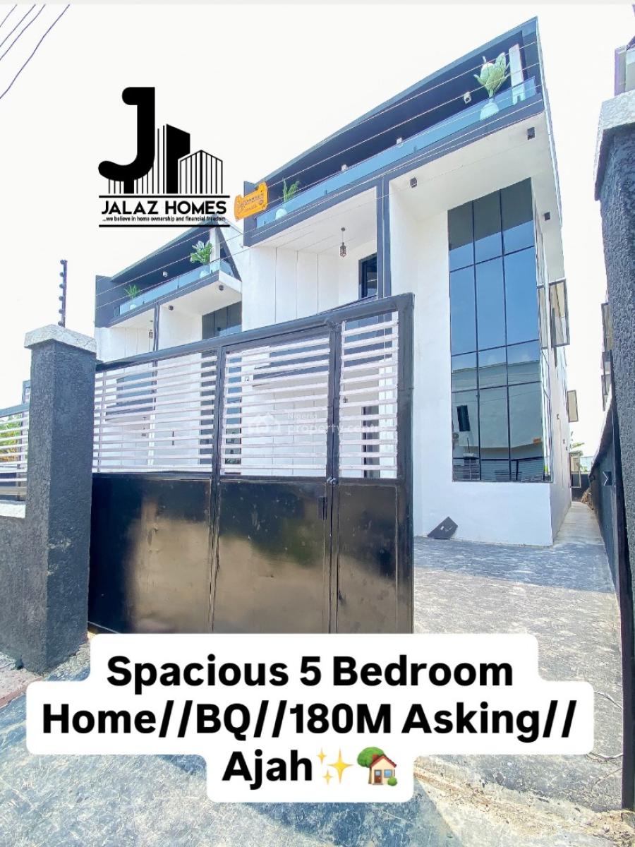 Brand New 5 Bedroom Detached Home, Ajah, Lagos, House for Sale