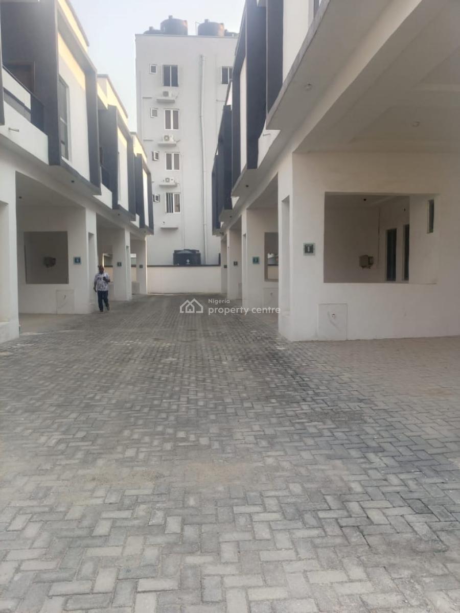 Newly Built 4 Bedrooms Terraced Duplex, Golden Garden Terrace, New Road, Close to Coastal Road, Lekki, Lagos, Terraced Duplex for Rent