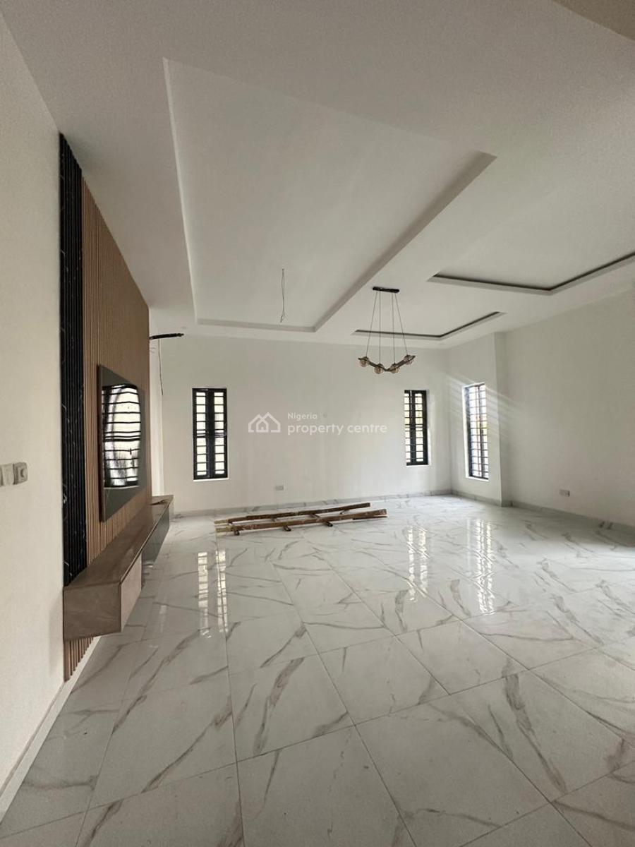 Spacious 5 Bedroom Fully Detached Duplex with Bq and Security House, Chevronn, Lekki, Lagos, Detached Duplex for Sale