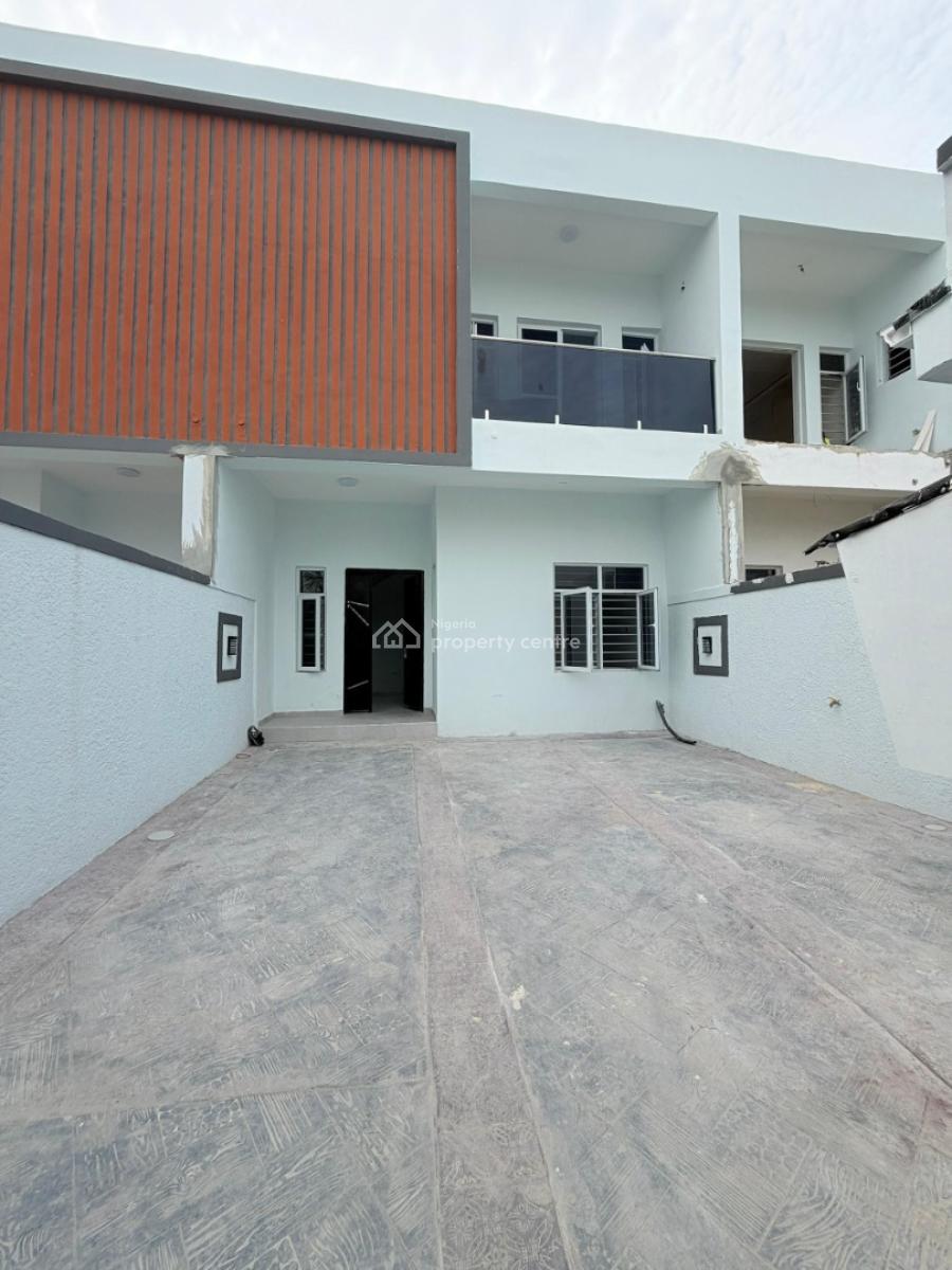 Newly Built and Affordable 4 Bedroom Terrace Duplex with a Self Compou, Ajah, Lagos, Terraced Duplex for Sale