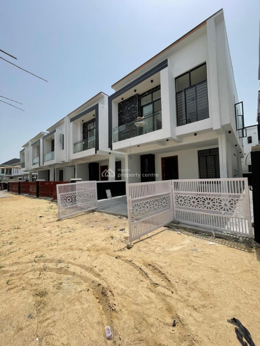 Experience Privacy and Luxury Living 4 Bedroom Duplex with Bq, Newly Built Home Within a Call to Access Estate, Ikota, Lekki, Lagos, Semi-detached Duplex for Sale