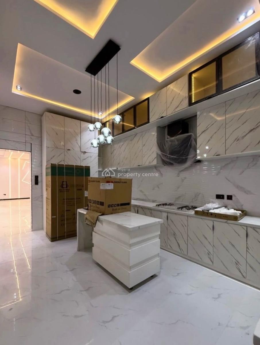High Ceiling 5 Bedroom Detached Duplex with Swimming Pool, Feautres a Cinema, Rooftop Terrace in Chevron Toll Gate, Orchid Road, Lekki, Lagos, Detached Duplex for Sale