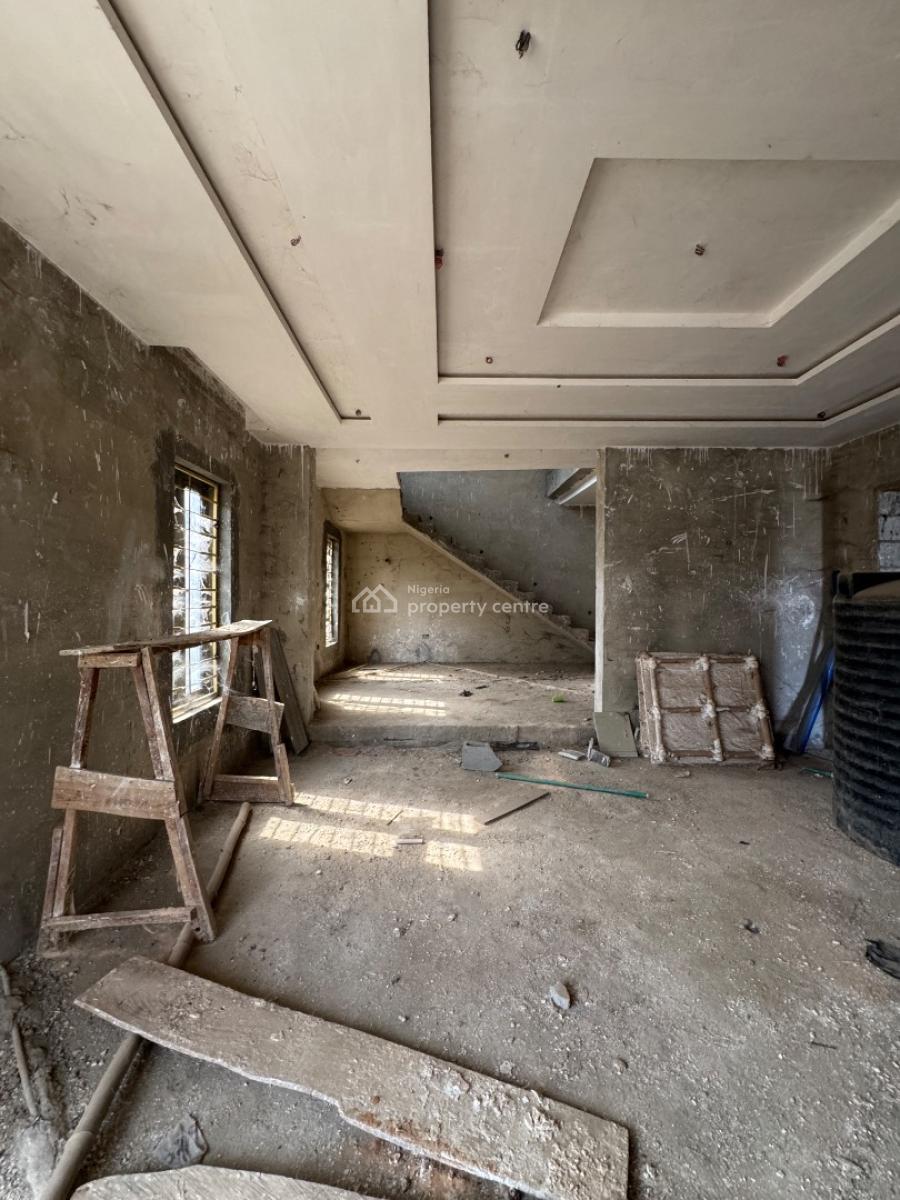 4 Bedroom Detached Duplex and a Room Bq( Carcass), Sabon Lugbe, Lugbe District, Abuja, House for Sale