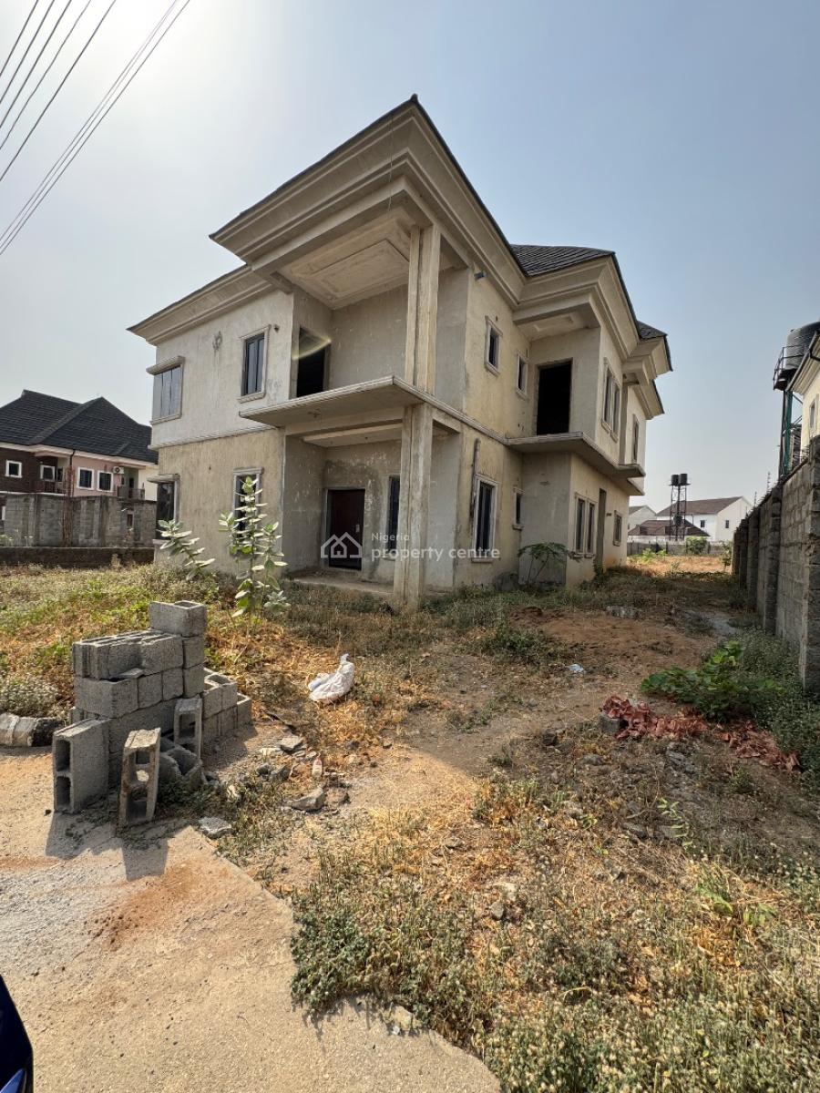 4 Bedroom Detached Duplex and a Room Bq( Carcass), Sabon Lugbe, Lugbe District, Abuja, House for Sale