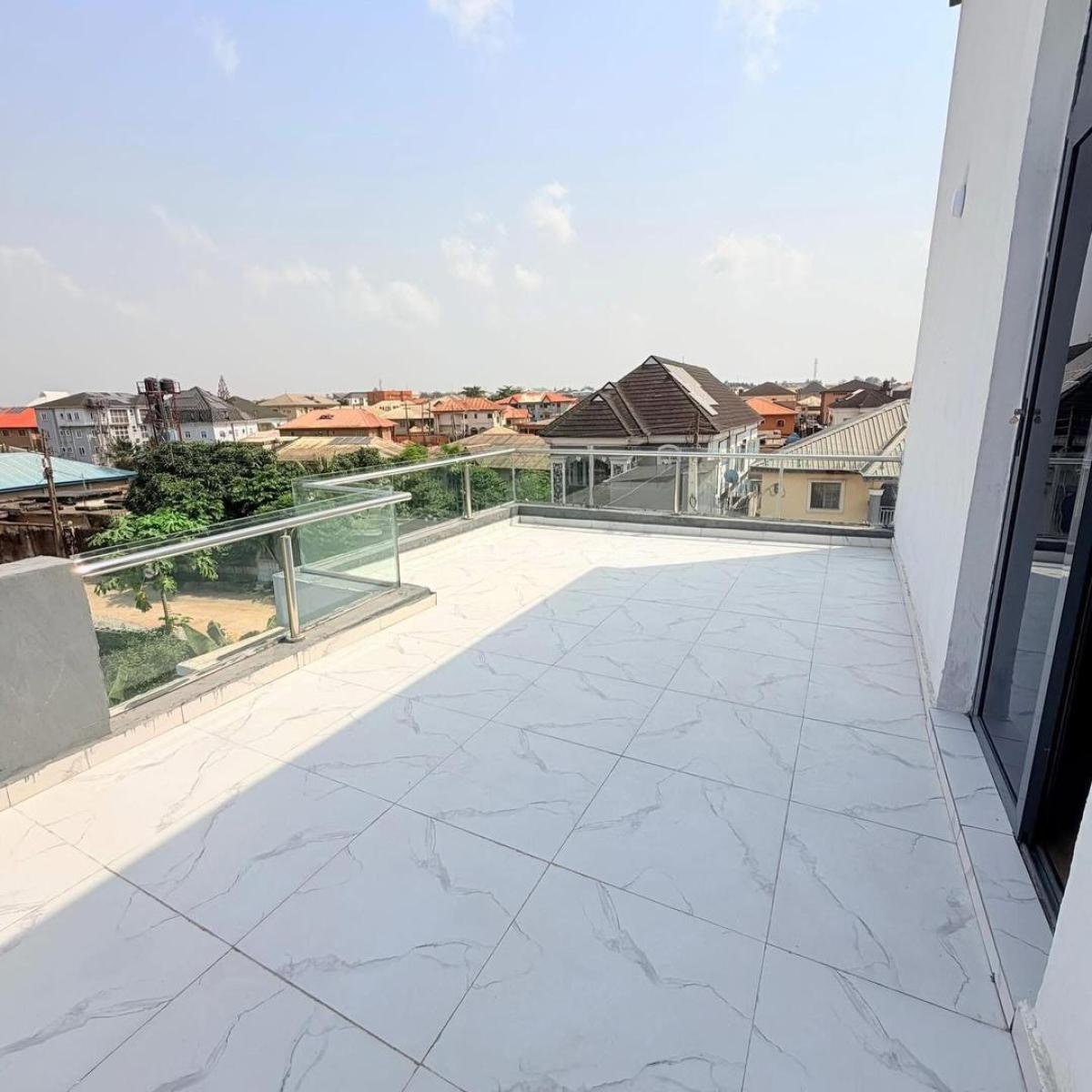 Brand New Lovely 3 Bedroom Terrace Duplex with 2 Study Rooms & Pool, Ajao Estate, Isolo, Lagos, Terraced Duplex for Sale