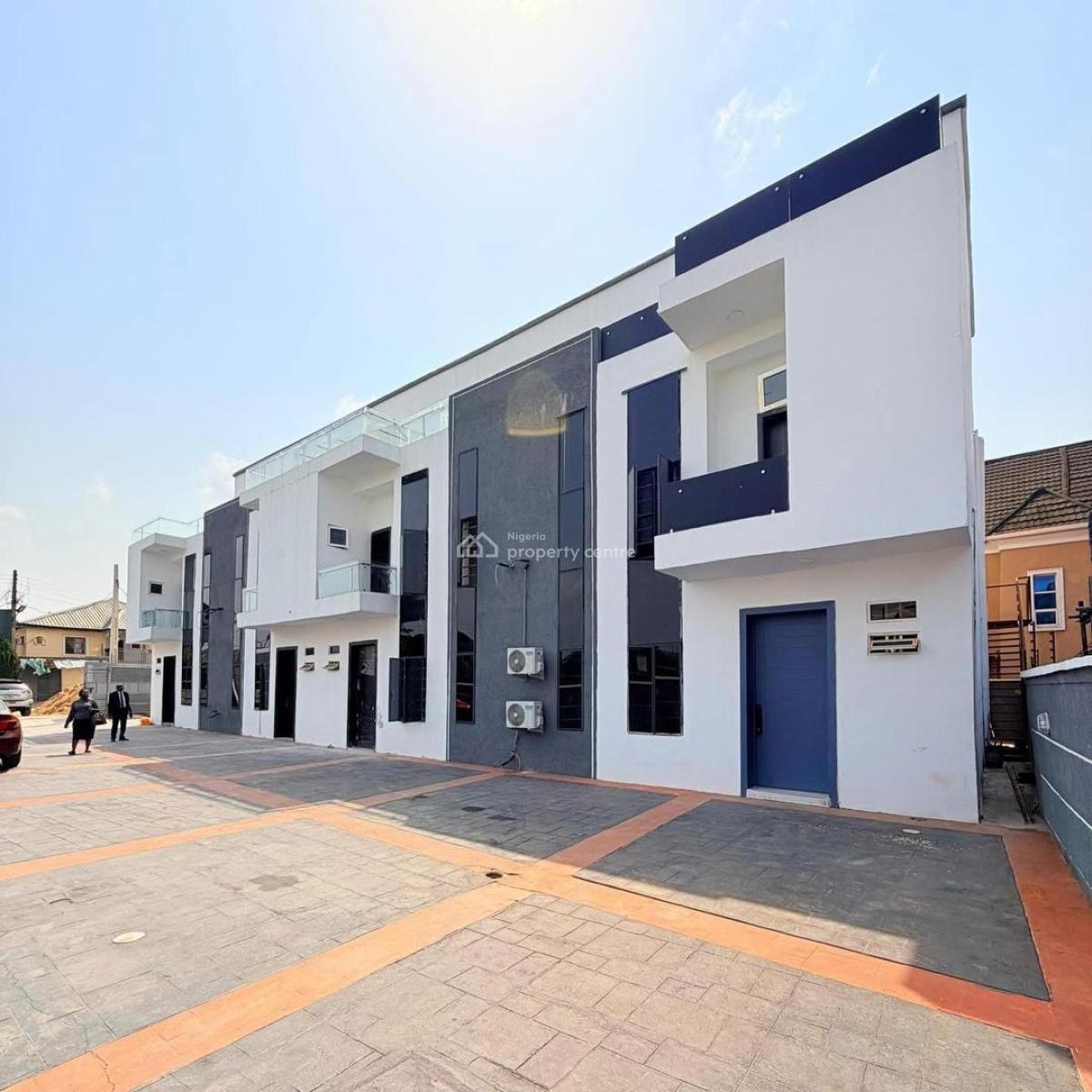 Brand New Lovely 3 Bedroom Terrace Duplex with 2 Study Rooms & Pool, Ajao Estate, Isolo, Lagos, Terraced Duplex for Sale