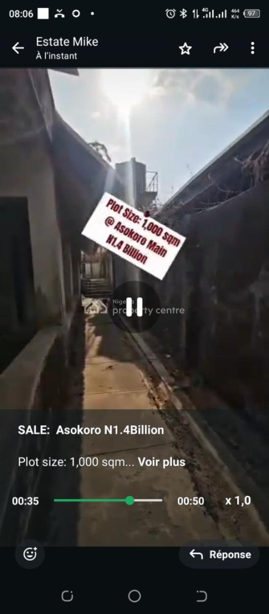 Asokoro Main, Asokoro, Asokoro District, Abuja, Detached Duplex for Sale