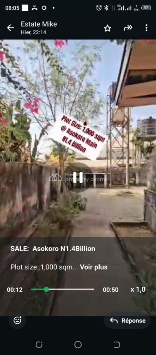 Asokoro Main, Asokoro, Asokoro District, Abuja, Detached Duplex for Sale
