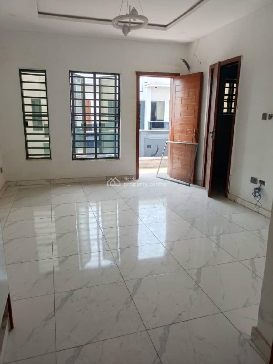 Contemporary Newly Built Spacious 4-bedroom Terrace Duplex with Bq, in a Secured Estate at Chevron Drive, Lekki, Lagos, Terraced Duplex for Sale