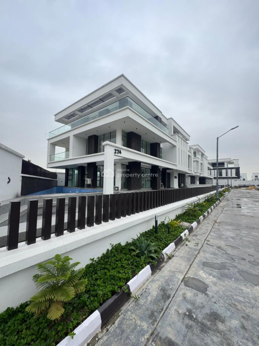 Massive 5bedroom Duplex with a Bq,pool,cinema with All Rooms Ensuite, Osapa, Lekki, Lagos, Detached Duplex for Sale