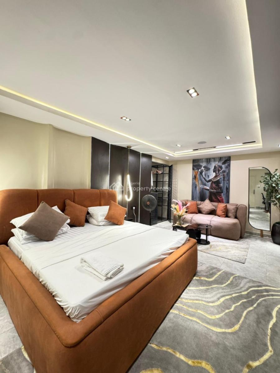 Spacious Studio Apartment with Mini Sea View & Work Area, Lekki Phase 1, Lekki, Lagos, Self Contain (single Rooms) Short Let