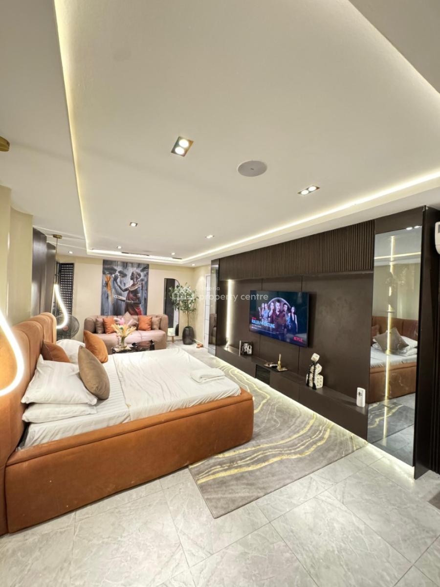 Spacious Studio Apartment with Mini Sea View & Work Area, Lekki Phase 1, Lekki, Lagos, Self Contain (single Rooms) Short Let