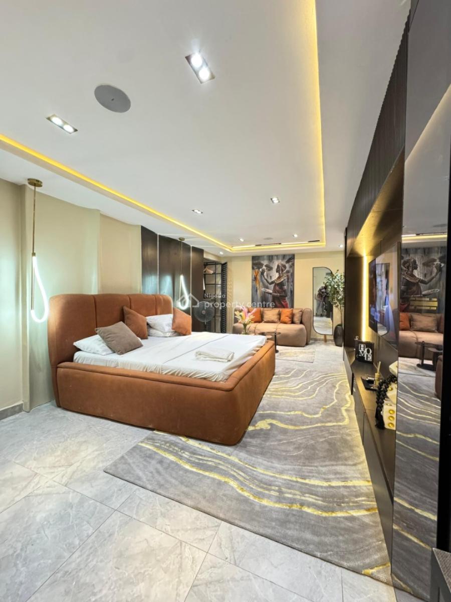 Spacious Studio Apartment with Mini Sea View & Work Area, Lekki Phase 1, Lekki, Lagos, Self Contain (single Rooms) Short Let