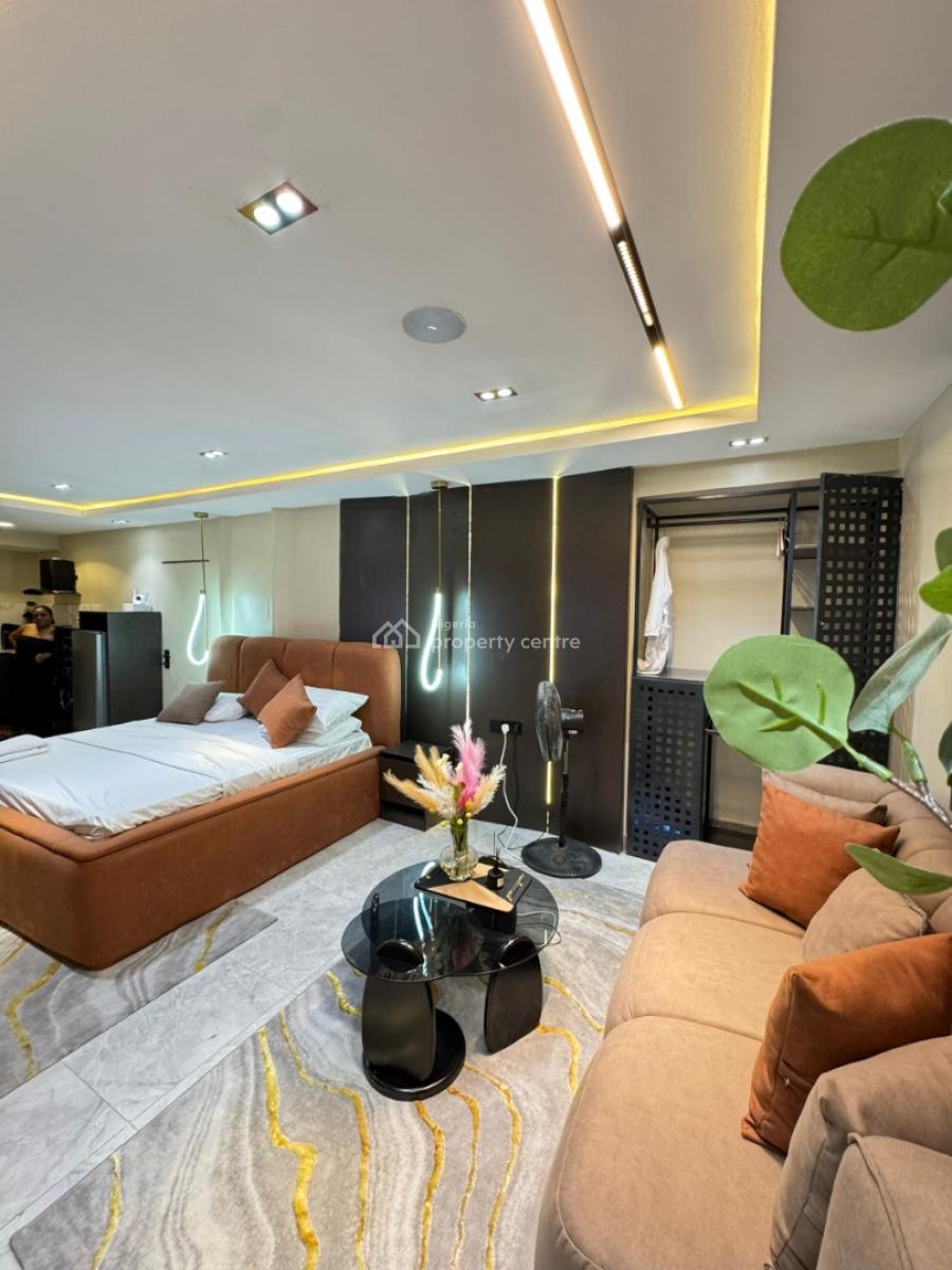 Spacious Studio Apartment with Mini Sea View & Work Area, Lekki Phase 1, Lekki, Lagos, Self Contain (single Rooms) Short Let