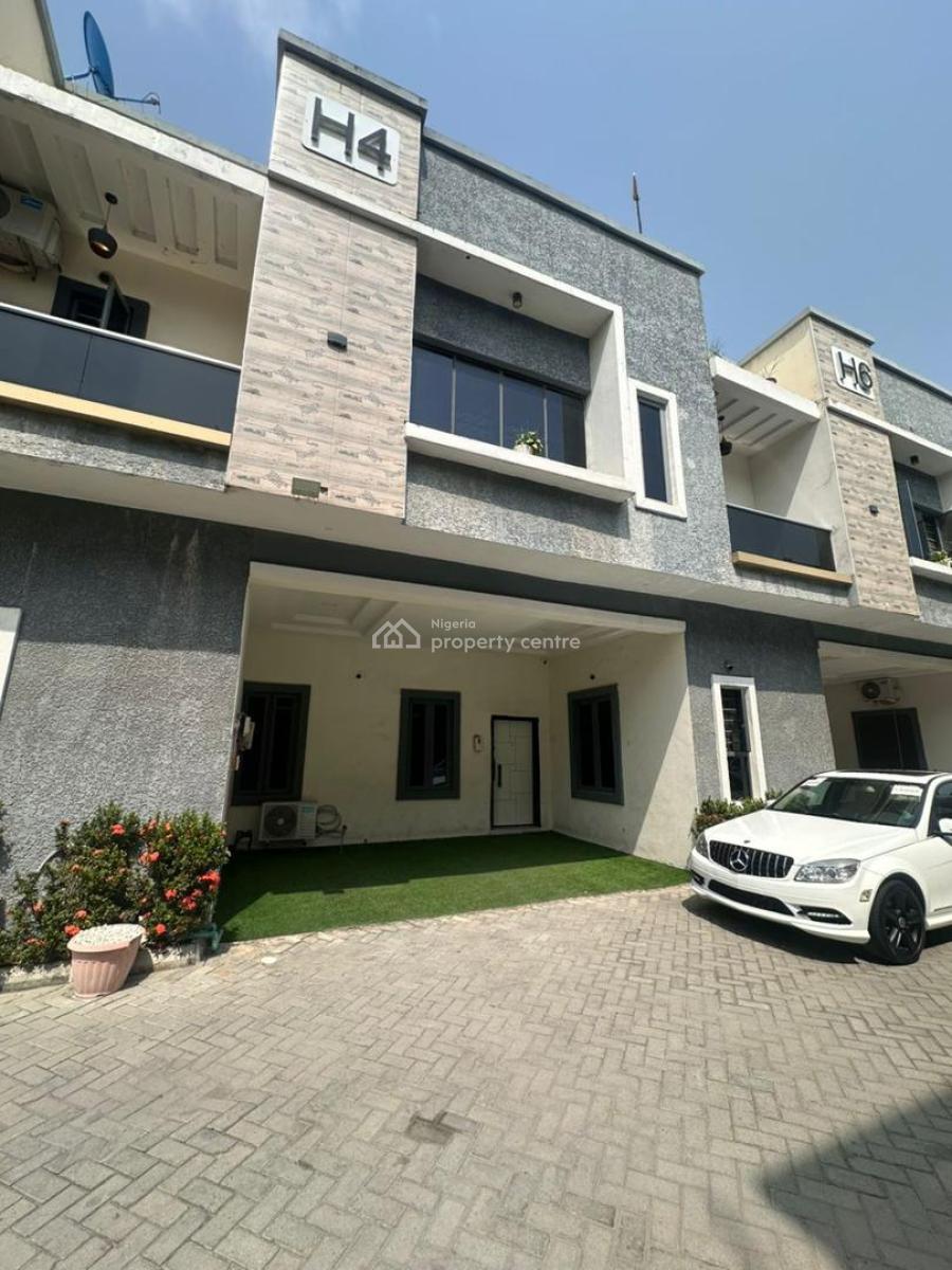 Well Maintained Spacious 4bedroom Terrace Duplex, in a Secured Estate at Lekki Courtyard Homes, Ikota, Lekki, Lagos, Terraced Duplex for Sale