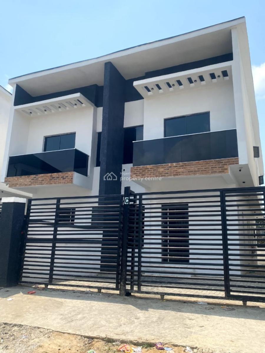 4 Bedroom Semi-detached House with Bq, Ajah, Lagos, Semi-detached Duplex for Sale
