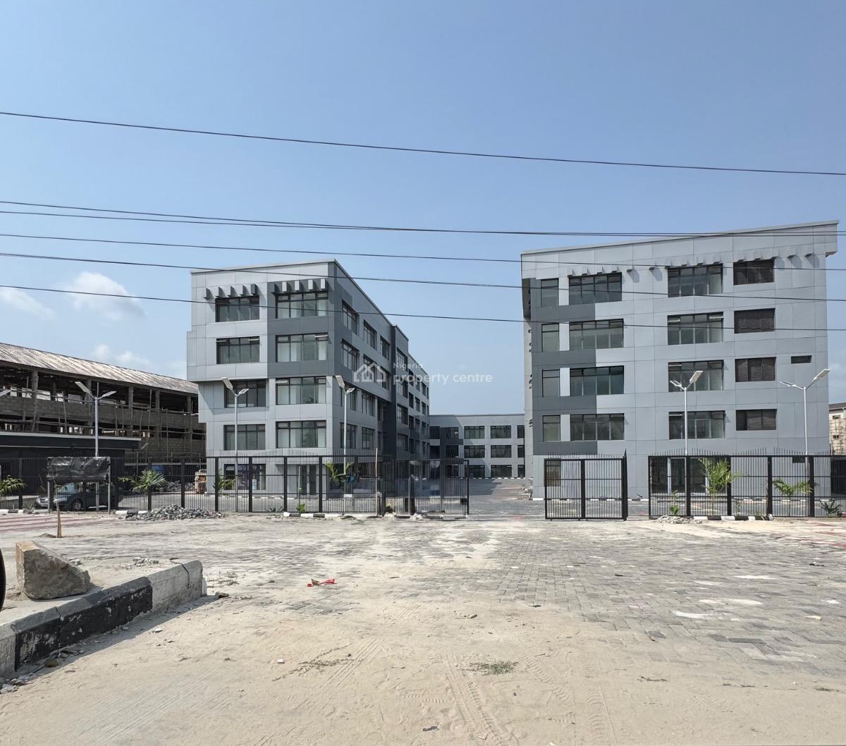 40 Sqm Shop/office Space + 2 Acs, Sangotedo, Ajah, Lagos, Commercial Property for Rent