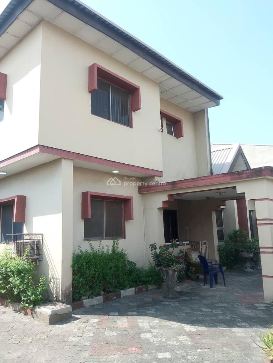 Corner Plot 4-bedroom Semi-detached House with 2-room Guest Chalet, Femi Okunnu Estate, Osapa, Lekki, Lagos, Semi-detached Duplex for Sale