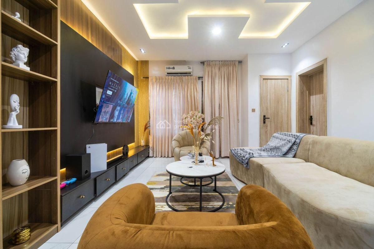 Luxury 2 Bedroom Apartment with Ps5, Pool & Parking Space, Ikate, Lekki, Lagos, Flat / Apartment Short Let