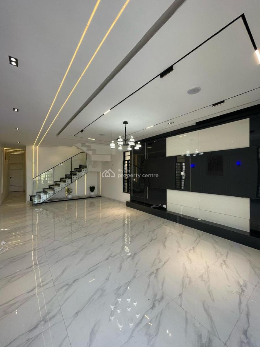 Luxury Designed 5 Bedroom Detached House with Swimming Pool and a Bq, Off Chevron Drive, Lekki, Lagos, Detached Duplex for Rent