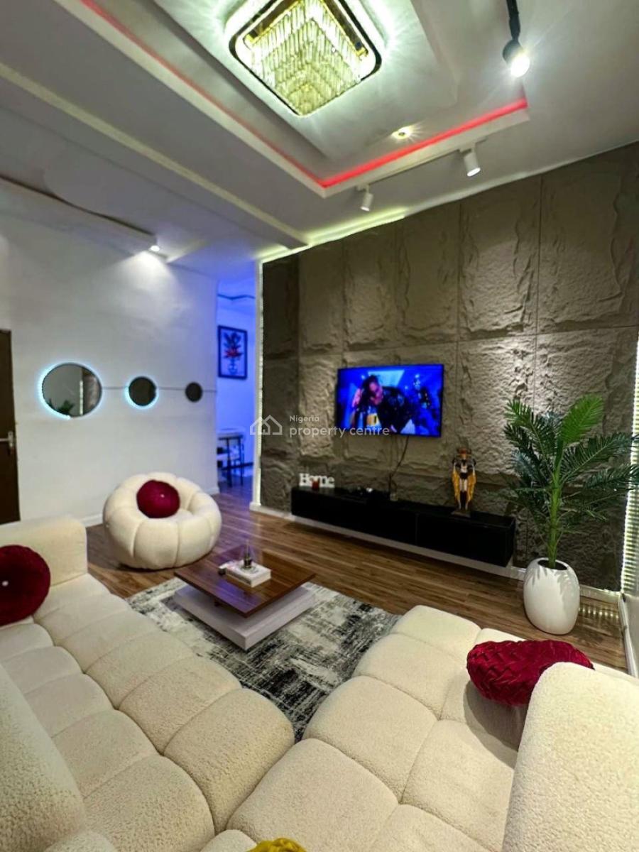 One Bedroom Fully Furnished Apartment, Block a House 7 River Stone Estates, Royal Pine Gate 1, Orchid Road, Lekki, Lagos, Mini Flat (room and Parlour) Short Let