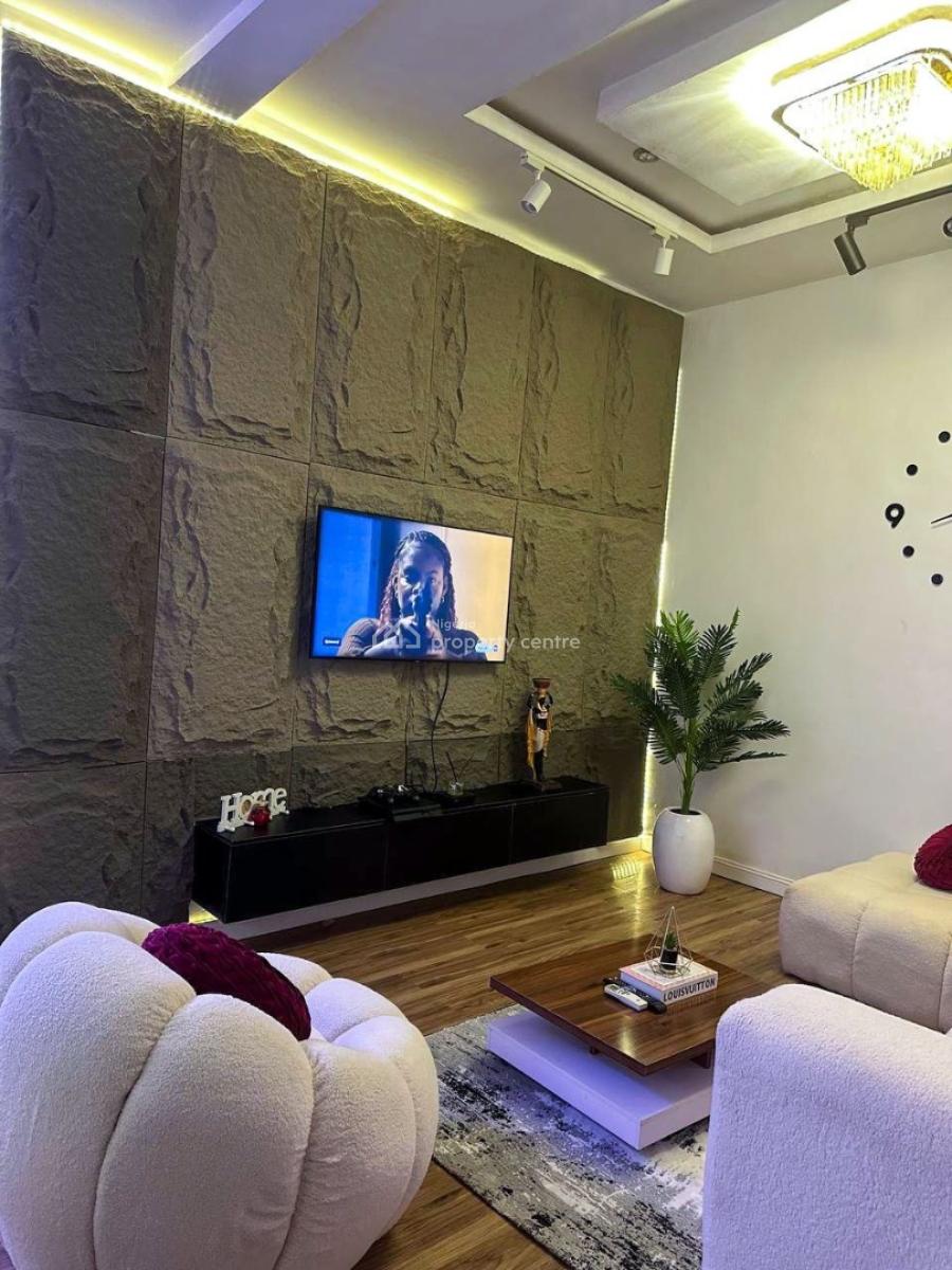 One Bedroom Fully Furnished Apartment, Block a House 7 River Stone Estates, Royal Pine Gate 1, Orchid Road, Lekki, Lagos, Mini Flat (room and Parlour) Short Let