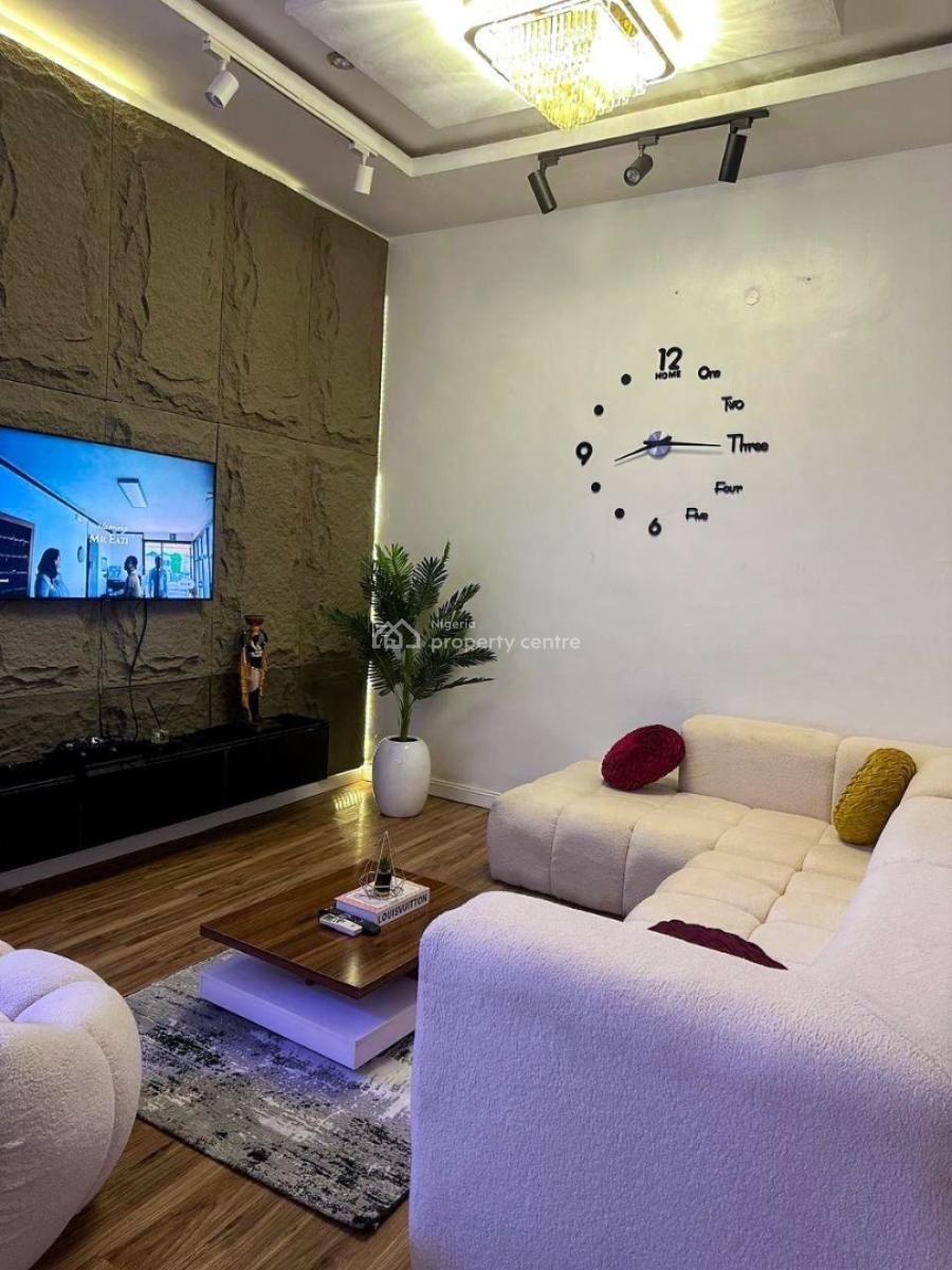 One Bedroom Fully Furnished Apartment, Block a House 7 River Stone Estates, Royal Pine Gate 1, Orchid Road, Lekki, Lagos, Mini Flat (room and Parlour) Short Let