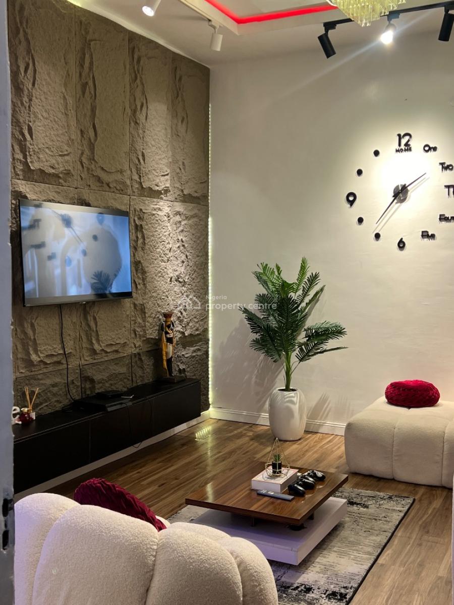 One Bedroom Fully Furnished Apartment, Block a House 7 River Stone Estates, Royal Pine Gate 1, Orchid Road, Lekki, Lagos, Mini Flat (room and Parlour) Short Let
